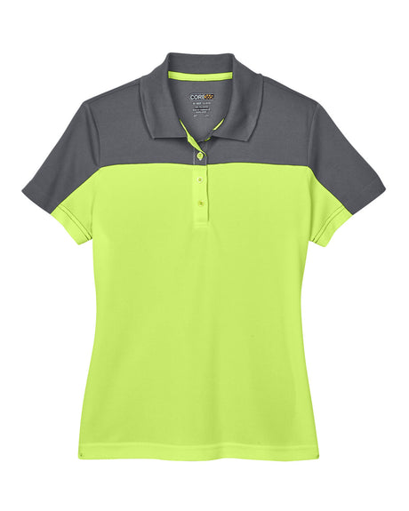 CORE365 Ladies' Balance Colorblock Performance Piqué Polo